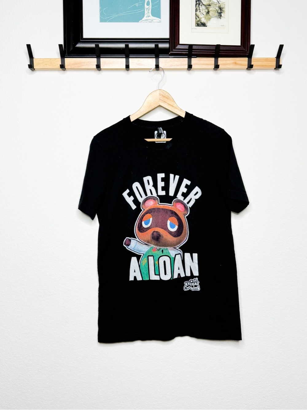 Animal Crossing Forever A Loan Graphic T-Shirt Size M